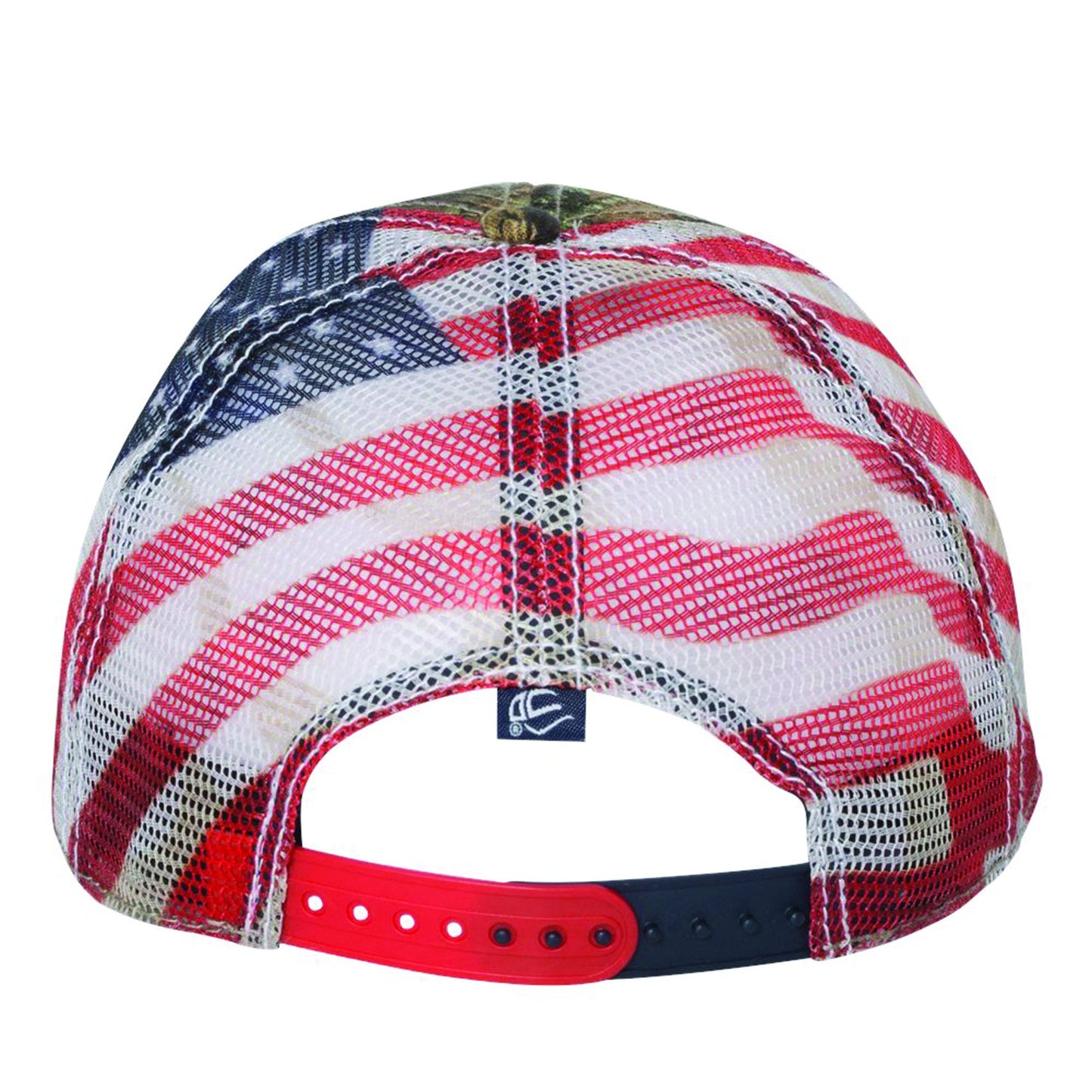Let's Go Brandon Camo American Flag Embroidered Trucker Style Mesh Hat