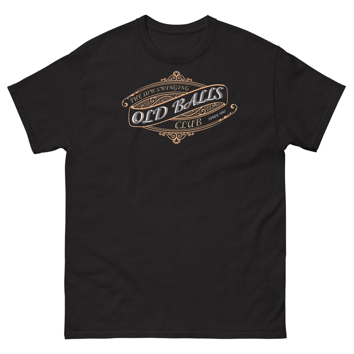 The Old Balls Club, Customizable Birthday Over the Hill T-Shirt, Old Man Birthday Shirt