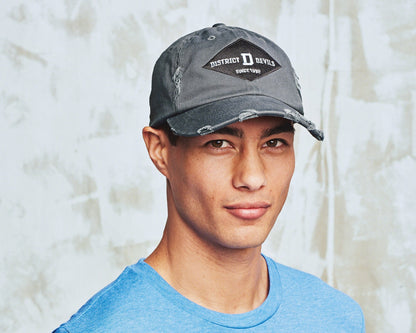 Distressed Hat, Sorority Hat, Custom Hat, Embroidered Cap, Monogram Hat