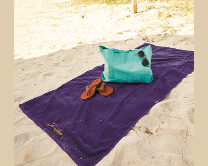 Custom Beach Towel, Monogram Beach Towel, Customized Towel for gifts, child and adult.