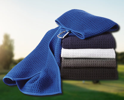 Custom Golf Towel, Monogrammed Golf Towel, Embroidered Golf Gifts, Groomsmen Gift, Gift for Her, Gift for Him, Retirement Golf Gift