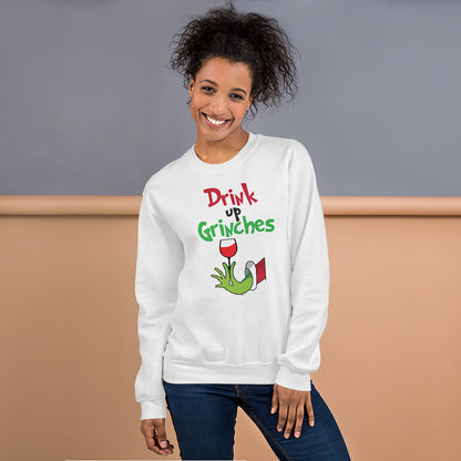 Drink Up Grinches Sweatshirt, Grinch, Grinch Drinking Sweater