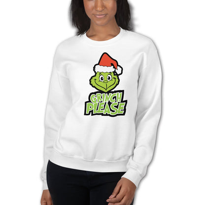 Grinch Please Christmas Sweatshirt, Grinch Please, Grinch Funny Christmas Sweater