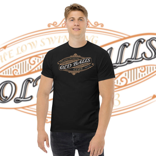 The Old Balls Club, Customizable Birthday Over the Hill T-Shirt, Old Man Birthday Shirt