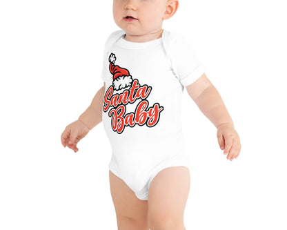 Christmas baby Outfit, Santa baby super soft baby girl Retro Santa Christmas outfit, Santa baby retro Romper