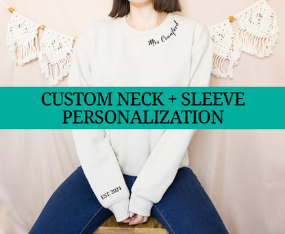 Engagement Gift, Customized Gift, Best Friend Personalized Gift, Bridal Shower, Bachelorette Gift, Sweatshirt, Fiancee Gift, Newly Engaged