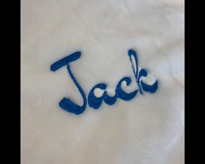Custom Name Blanket, Baby Shower Gift, Custom Blanket, Faux Mink Baby Blanket