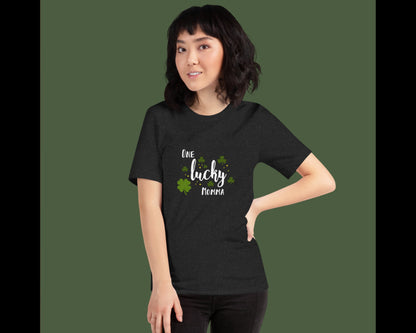 One Lucky Saint Patricks Custom T-Shirt, Lucky Custom St Pattys Shirt, Custom St Patricks Day Shirt, One Lucky Mom Shirt, One Lucky Shirt