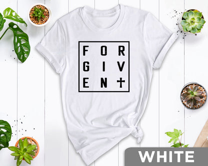 Forgiven Shirt, Religious Shirt, Christian T-shirt, Christian Unisex Tee, Faith Shirt, Religious T-Shirt, Christian Apparel