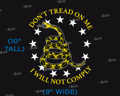 Don't Tread on Me Shirt, I will not comply t-shirt, I will not comply Shirt, Freedom Shirt, Tread on me, Patriotic Shirt, Protest Freedom